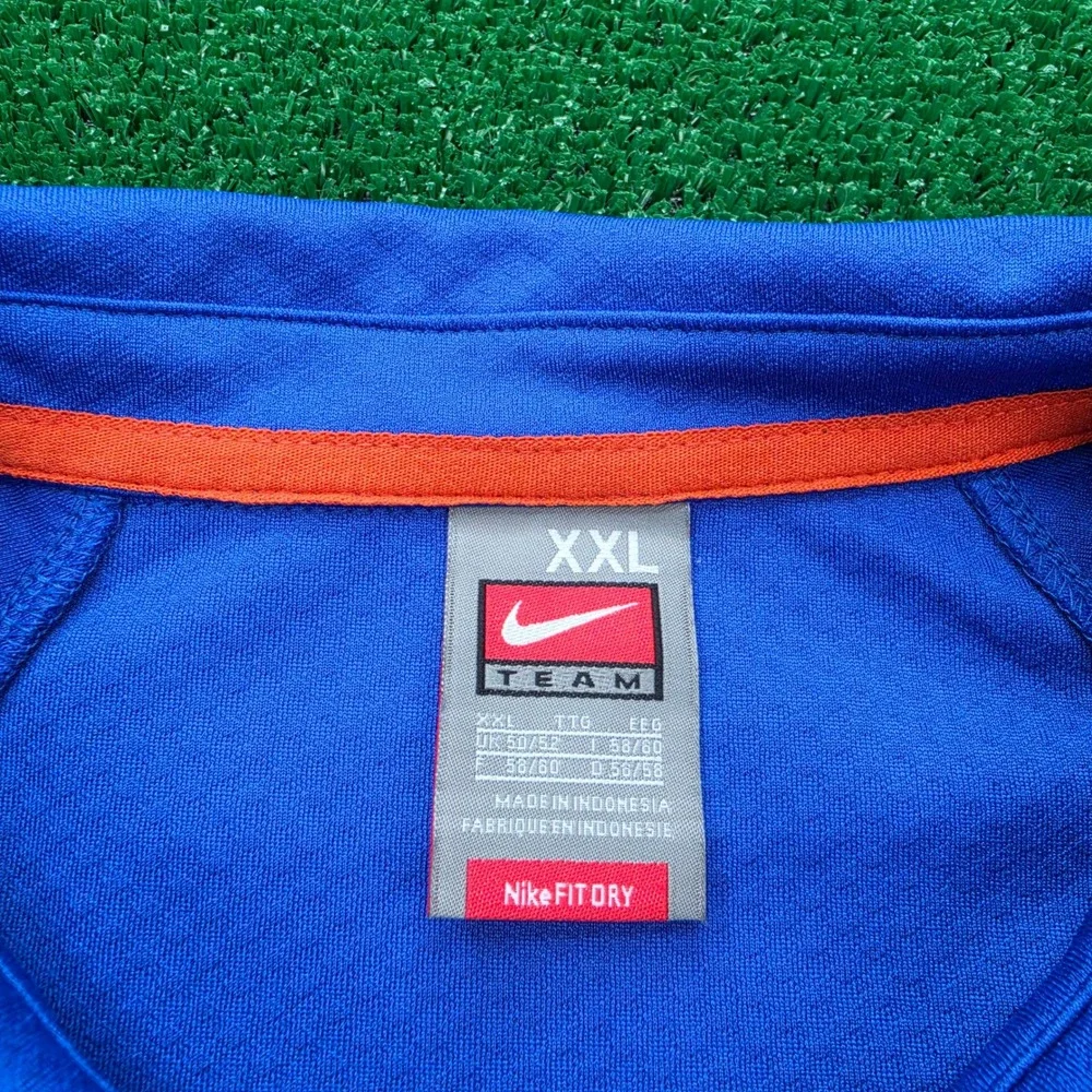 Florida Gators Nike Team Mens Polo Shirt Mens 2XL Blue Fit Dry Football‎ NCAA
